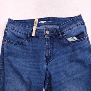 Old Navy Super Skinny Mid-Rise Medium Wash Casual Denim Jeans Womens Size 0 Blue